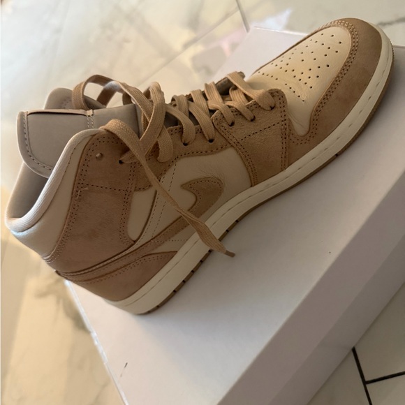 Jordan Shoes - Jordan High-Top Sneaker in Beige and Cream